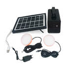 Sistema Portátil De Energia Solar + 2 Lâmpadas + Carregador [