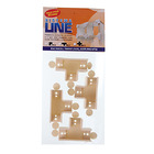 SISTEMA UNE 3 PECAS EMBALAGEM C/4UN T P/MADEIRA 15,00 MM UNEFIX