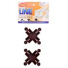 SISTEMA UNE 4 PECAS EMBALAGEM C/2UN CRUZ P/MADEIRA 18,00 MM UNEFIX