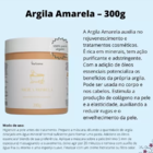 Skin Care Argila 300g Vegana Via Aroma - Escolha A Cor Argila