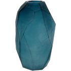 Slade Vaso Decorativo Enfeite 27.5x15x15cm Vidro Azul