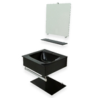 Slim Colorado 43: Kit Completo Aparador E Cuba Moldada Preto