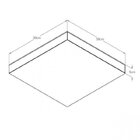 Slim Led Plafon 38 X 38 110v 55w Neutro 4200k Branco 110v Bel
