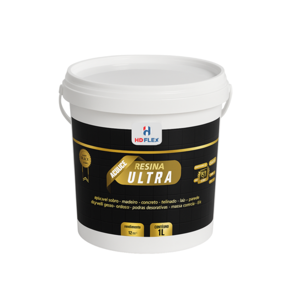 Smart Resina Hd Flex Ultra 1 L – Verniz Incolor Fosco Base D’