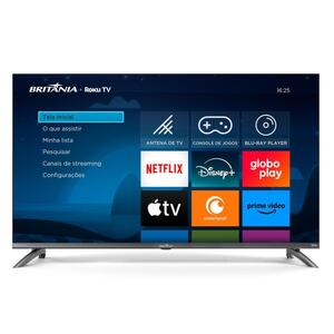 Foto de Smart Tv 40” Britânia Btv40m9gr2cgb Roku Tv Led Dolby Audio B