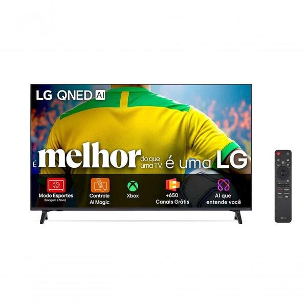 Smart Tv 4k 50 Lg Qned73 Portal De Games Processador Ai &...