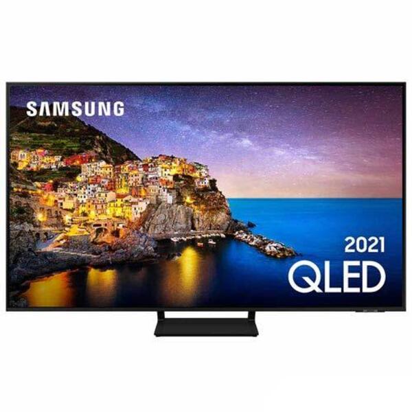 Smart Tv 4k Samsung Qled 75" Com Design Slim, Alexa Built In