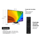 Smart Tv 65" Polegadas Qled 4k 65q70d 2024 Processador Com Ai