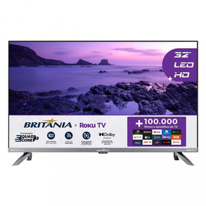 Foto de Smart Tv Britânia 32 Polegadas Led Btv32g7pr2csgblh
