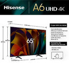 Smart Tv Hisense Dled 4k 65" Polegadas 65a51huv Com Led Sleep
