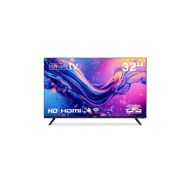 Smart TV HQ 32" HD Tela sem Bordas Sistema Android Design Sli