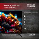 Smart Tv Konka Led 60" Uhd 4k, Design Sem Bordas, Google Assi