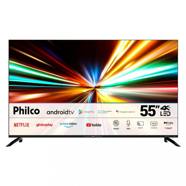 Smart Tv Led 4k Uhd Philco 55 Polegadas Android Tv Ptv55g7eagcpbl ...