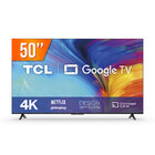 Smart Tv Led 50" Google Tv Uhd 4k Tcl 50p635 Com Comando De V