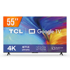 Smart Tv Led 55" Google Tv Ultra Hd 4k Tcl 55p635 Comando De