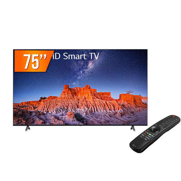 Smart Tv Led 75" Ultra Hd 4k Lg 75uq801c0sb.bwz Thinq Ai 3 Hd
