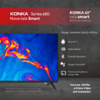 Smart Tv Led Konka 43" Full Hd, Design Sem Bordas, Google Ass