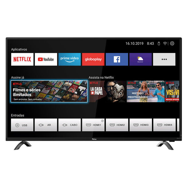 Smart Tv Philco 50” Ptv50g60sn 4k– Netflix Bivolt