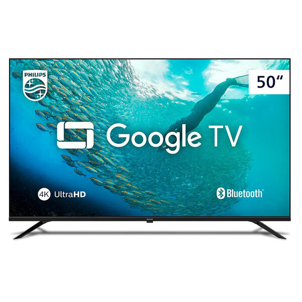 Smart Tv Philips 50 4k Uhd, Google Tv, Dolby Audio - 50pu...