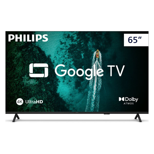 Smart Tv Philips 65 4k Google Tv Comando De Voz