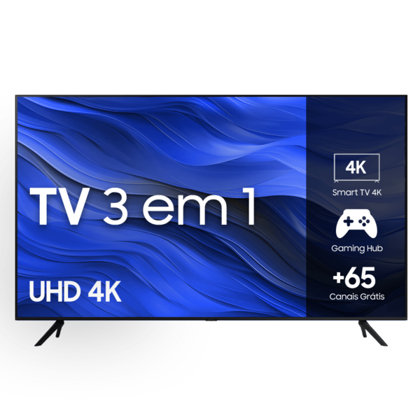 Smart Tv Samsung 75" Uhd 4k 75cu7700 2023  Processador Crysta