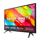 Smart Tv Semp 32" Led Hd Roku Wifi Dual Band 32r6500 – Bivolt