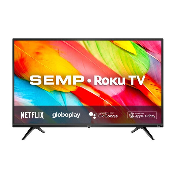 Smart Tv Semp 43" Led Full Hd Roku Wifi Dual Band 43r6500 – B
