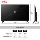 Smart Tv Tcl 32 32s5k Fhd Qled Hdr10 Google Tv