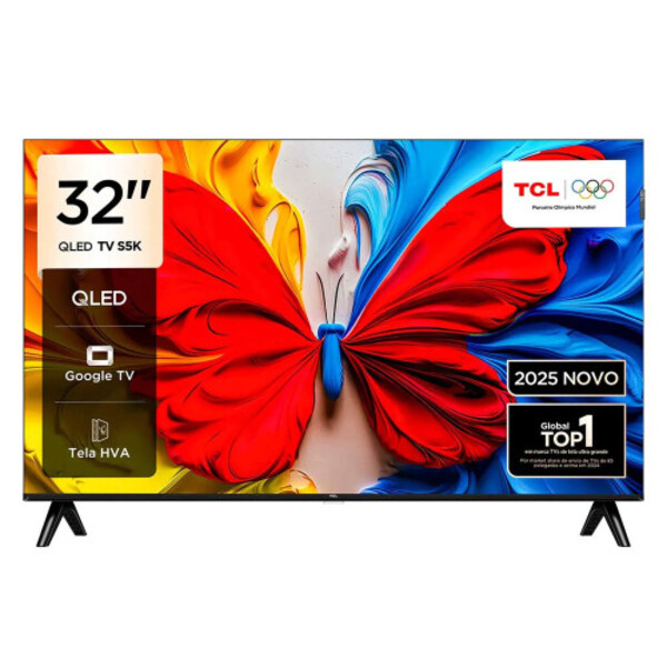 Smart Tv Tcl 32 32s5k Fhd Qled Hdr10 Google Tv