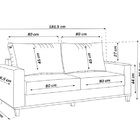 Sofá1 80 Living Viero Palazo Linho Bronze