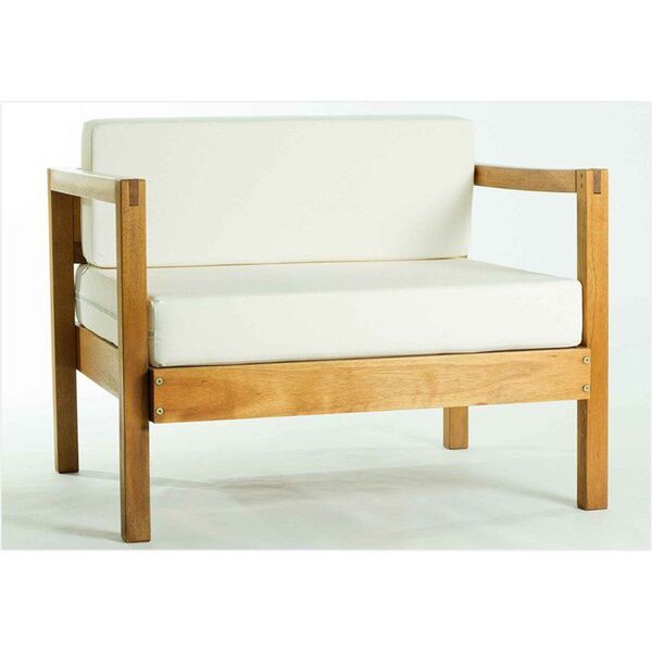 Sofá 01 Lugar Componível Lazy Com Almofada - Mão Amp; Formão