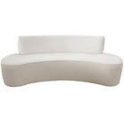 Sofá 02 Lugares 150cm Mônaco Bouclé Off White - Nexta Casa