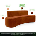 Sofá 02 Lugares 150cm Mônaco Veludo Camel - Nexta Casa