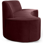 Sofá 02 Lugares 150cm Mônaco Veludo Marsala - Nexta Casa