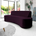 Sofá 02 Lugares 150cm Mônaco Veludo Roxo - Nexta Casa