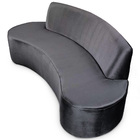 Sofá 02 Lugares 150cm Mônaco Veludo Titânio - Nexta Casa