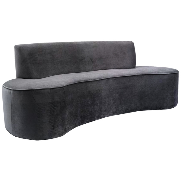 Sofá 02 Lugares 150cm Mônaco Veludo Titânio - Nexta Casa