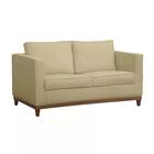Sofa 02 Lugares Aspen Suede Marfim Dmonegatto