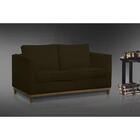 Sofa 02 Lugares Aspen Suede Tabaco Dmonegatto