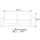 Sofa 02 Lugares Bergen Dmonegatto