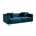 Sofá 02 Lugares Living 1,90 Taiti Azul Marinho