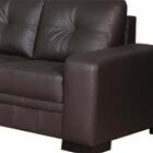 Sofá 02 Lugares Milano 1,70 M Couro Arte Sala Marrom