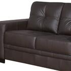 Sofá 02 Lugares Milano 1,70 M Couro Arte Sala Marrom