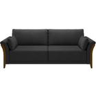 Sofá 02 Lugares Para Sala De Estar Pés Em Madeira 162 Cm Stef