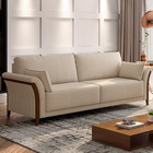 Sofá 02 Lugares Para Sala De Estar Pés Em Madeira 162 Cm Stef