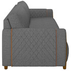 Sofá 02 Lugares Para Sala De Estar Pés Em Madeira 168 Cm Flor