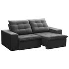 Sofá 02 Lugares Retrátil E Reclinável Catarina 12003 Veludo G