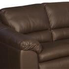 Sofá 02 Lugares Veneza 1,60 M Couro Arte Sala Marrom