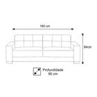 Sofa 02 Lugares Ventura 160cm Dmonegatto