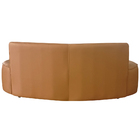 Sofá 03 Lugares 180cm Mônaco Corano Caramelo - Nexta Casa